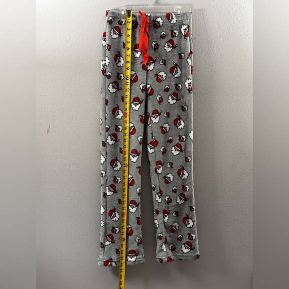 Faded Rose Women Gray Christmas Santa Claus Print Pajamas pants size XS - Picture 4 of 6